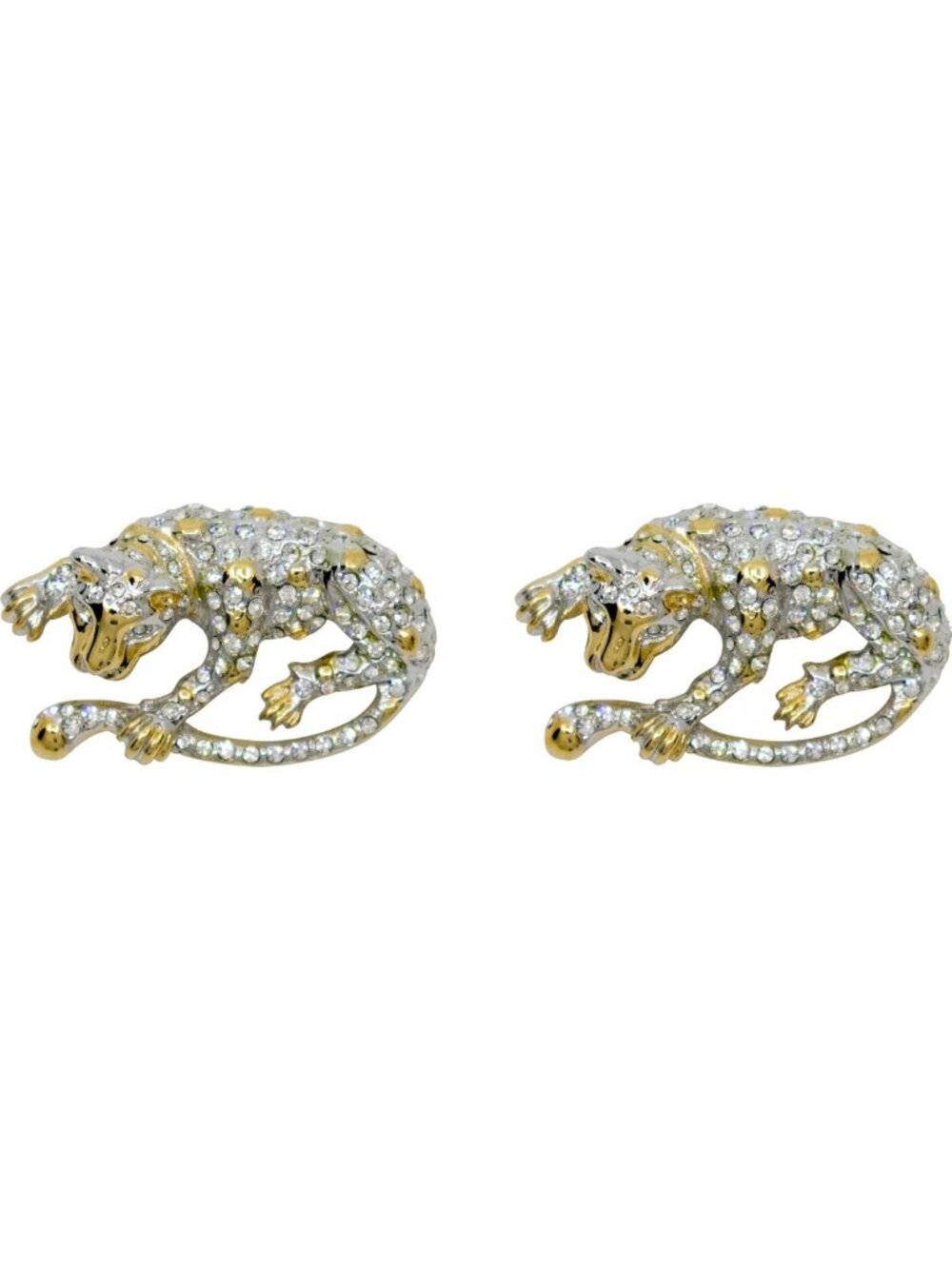 Glamorous Set of 2 Rhinestone Brooch Lapel Pins for Elegant Accessories